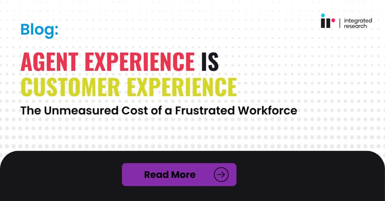Agent Experience Is Customer Experience: The Unmeasured Cost of a Frustrated Workforce
