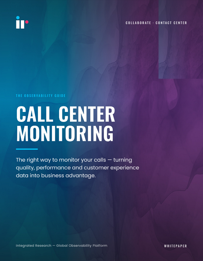 Call Center Monitoring Cover