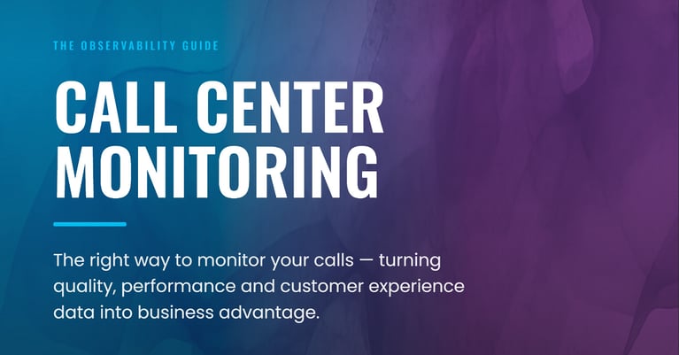 Call Center Monitoring Blog Cover Image | IR