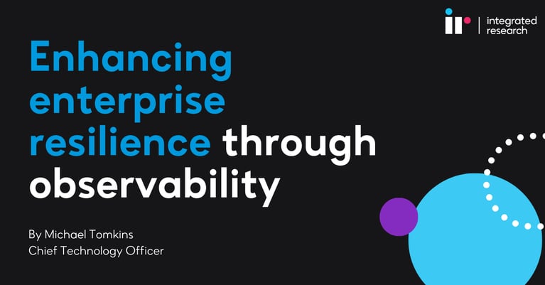 Enhancing enterprise resilience through observability