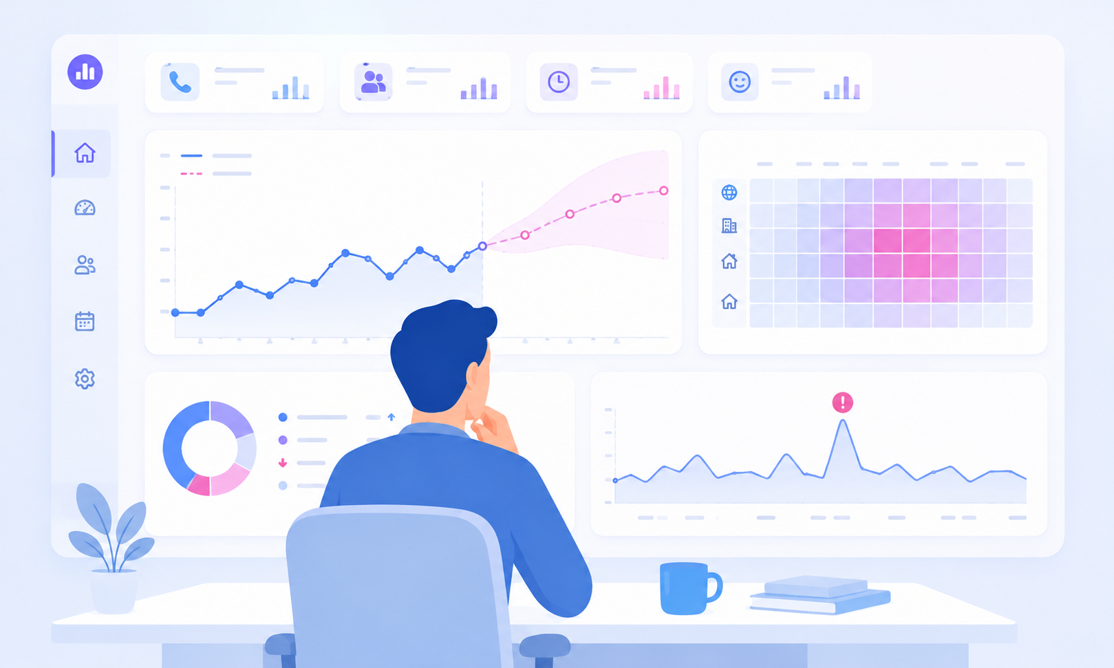 Pastel Analytics Dashboard Overview