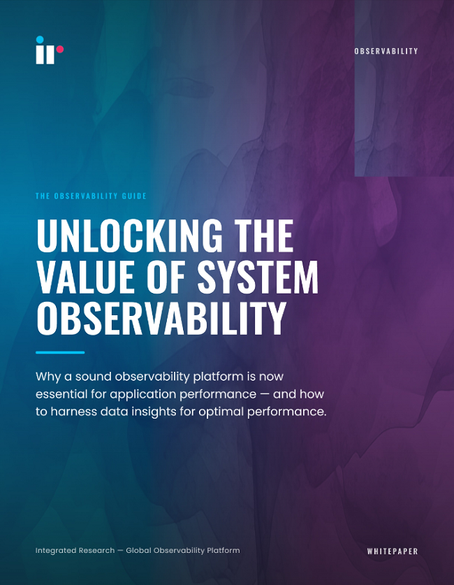 Unlocking the Value of System Observability Cover